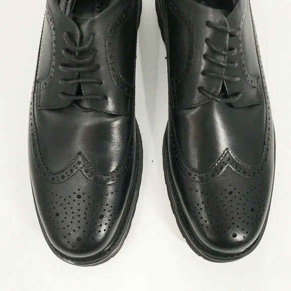 Zanzara Men\'s Smith Leather Wingtip Derby Shoes - Size 8 main image 12